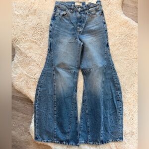 NWT We the Free Eden Slouch Jeans in Homefree Sz 25